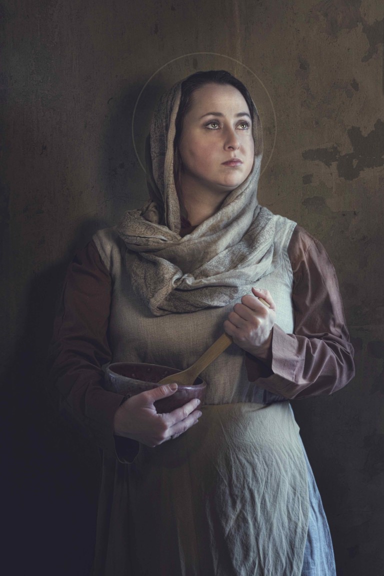 Heilige Marta van Bethanië © Kristyn Brown - www.thesaintsproject.org - met toestemming Heilige Marta van Bethanië © Kristyn Brown - www.thesaintsproject.org - met toestemming