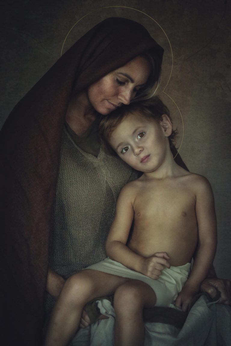 Heilige Elisabet (van Jeruzalem) en Johannes de Doper © Kristyn Brown - www.thesaintsproject.org - met toestemming Heilige Elisabet (van Jeruzalem) en Johannes de Doper © Kristyn Brown - www.thesaintsproject.org - met toestemming